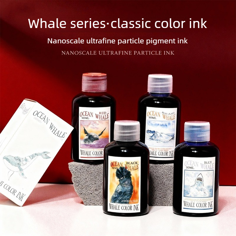 Fountain Pen Bottled Ink - Banmi Whale Series Füllfederhaltertinte, Nano-Qualität, nicht