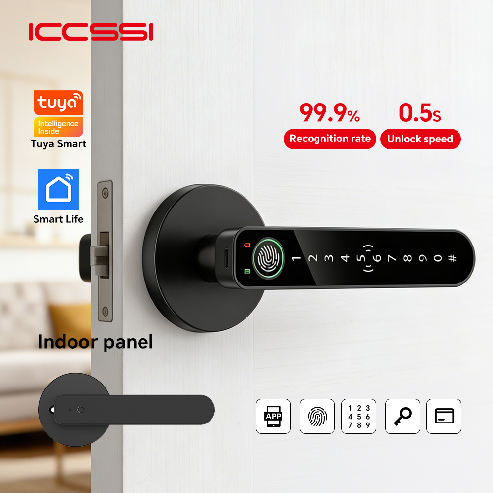 Letter Opener Brass - ICCSSI Tuya Bluetooth Smart Türschloss Fingerabdruckschloss
