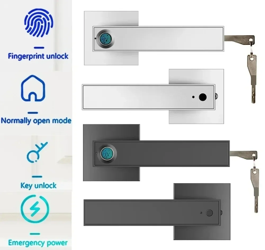 Letter Opener Brass - Neues intelligentes Türschloss mit Bluetooth-kompatibler Tuya-App,