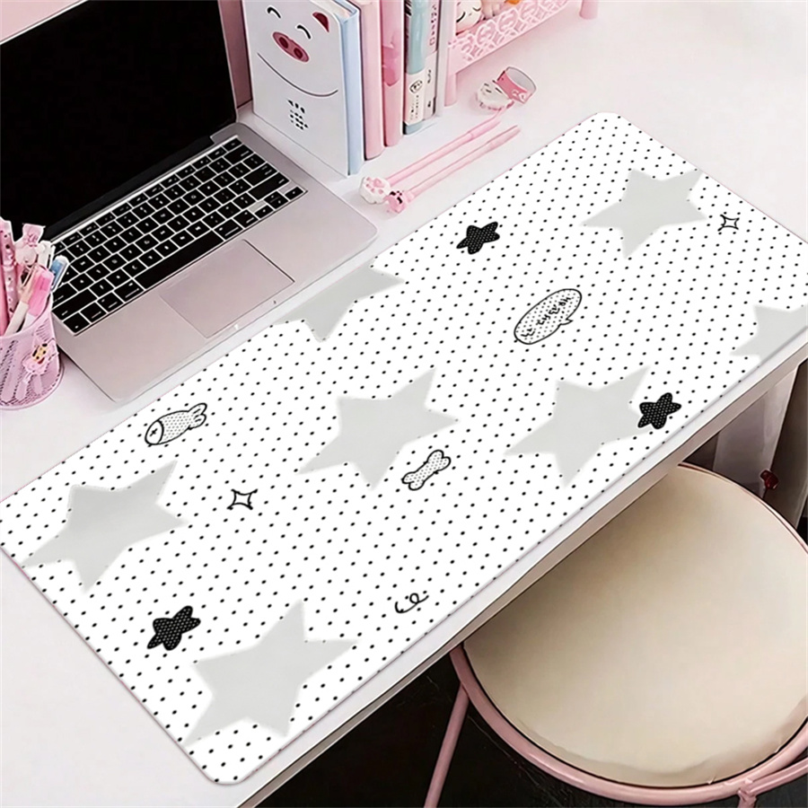 Leather Desk Pad - Koreanisches, waschfreies, wasserdichtes, ölbeständiges Leder-Schreibtischpad, Computer-Schutz-Schreibtischunterlage,