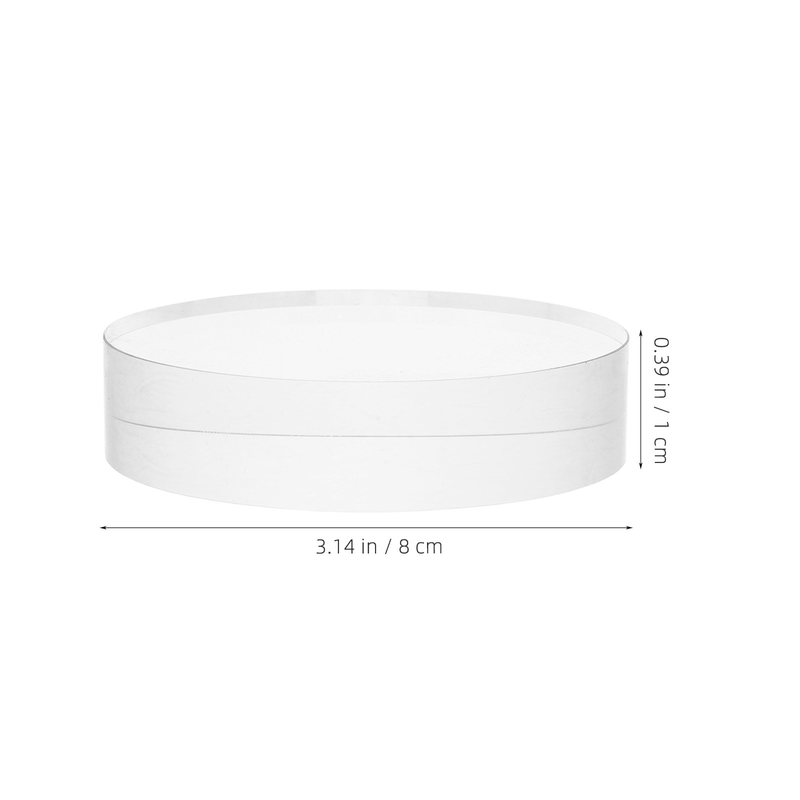 Runder Kristall-Briefbeschwere – Book Weight Glass Bewertung und Preis