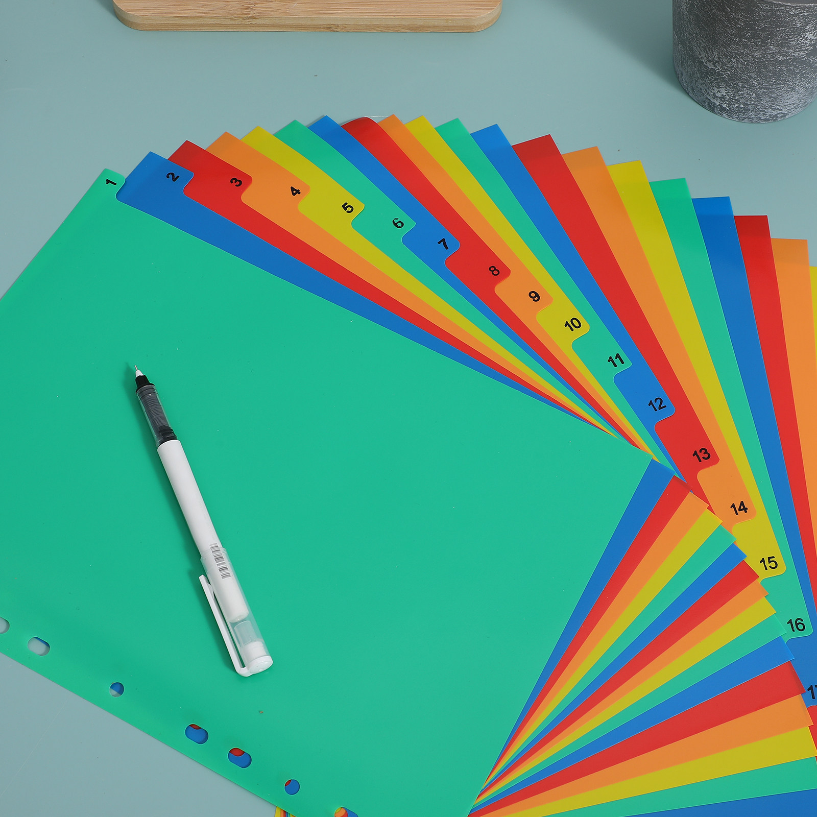 20-seitige A4-Farbige Kunststo – Tab Divider A4 Bewertung und Preis