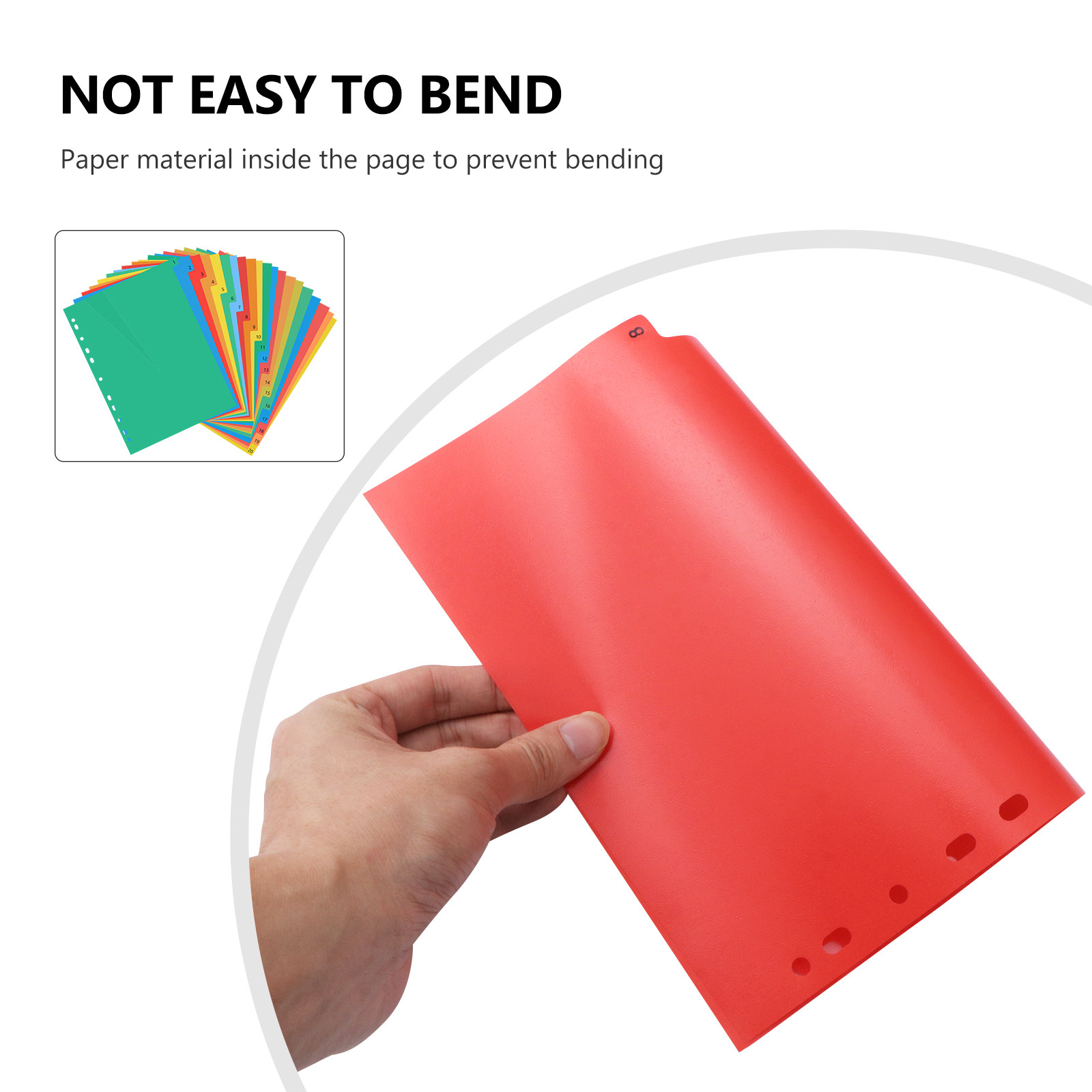 20-seitige A4-Farbige Kunststo – Tab Divider A4 Bewertung und Preis
