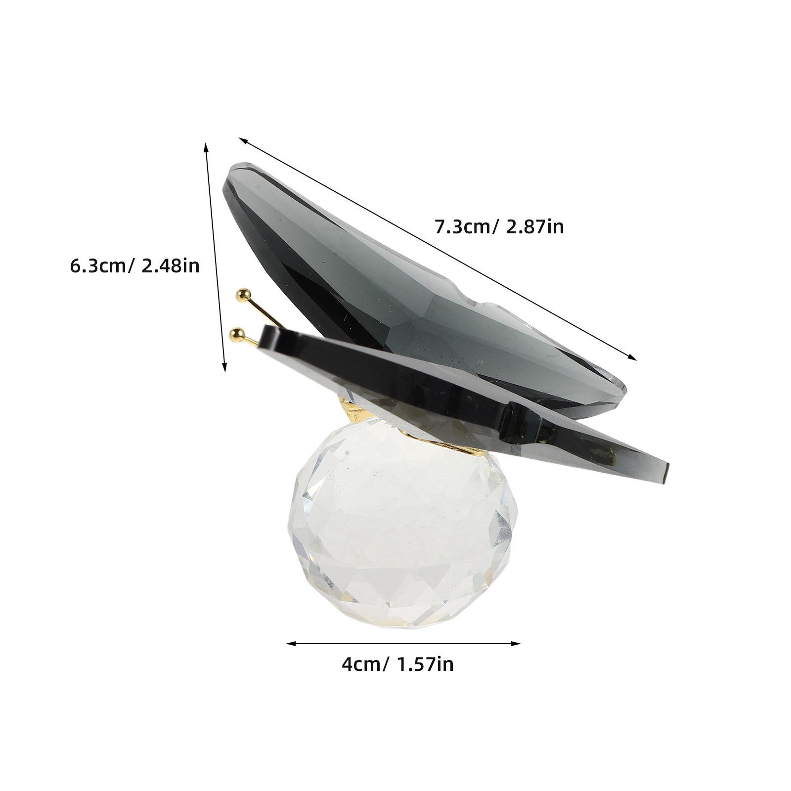 Kristall-Schmetterlings-Briefb – Paper Weight Crystal Bewertung und Preis