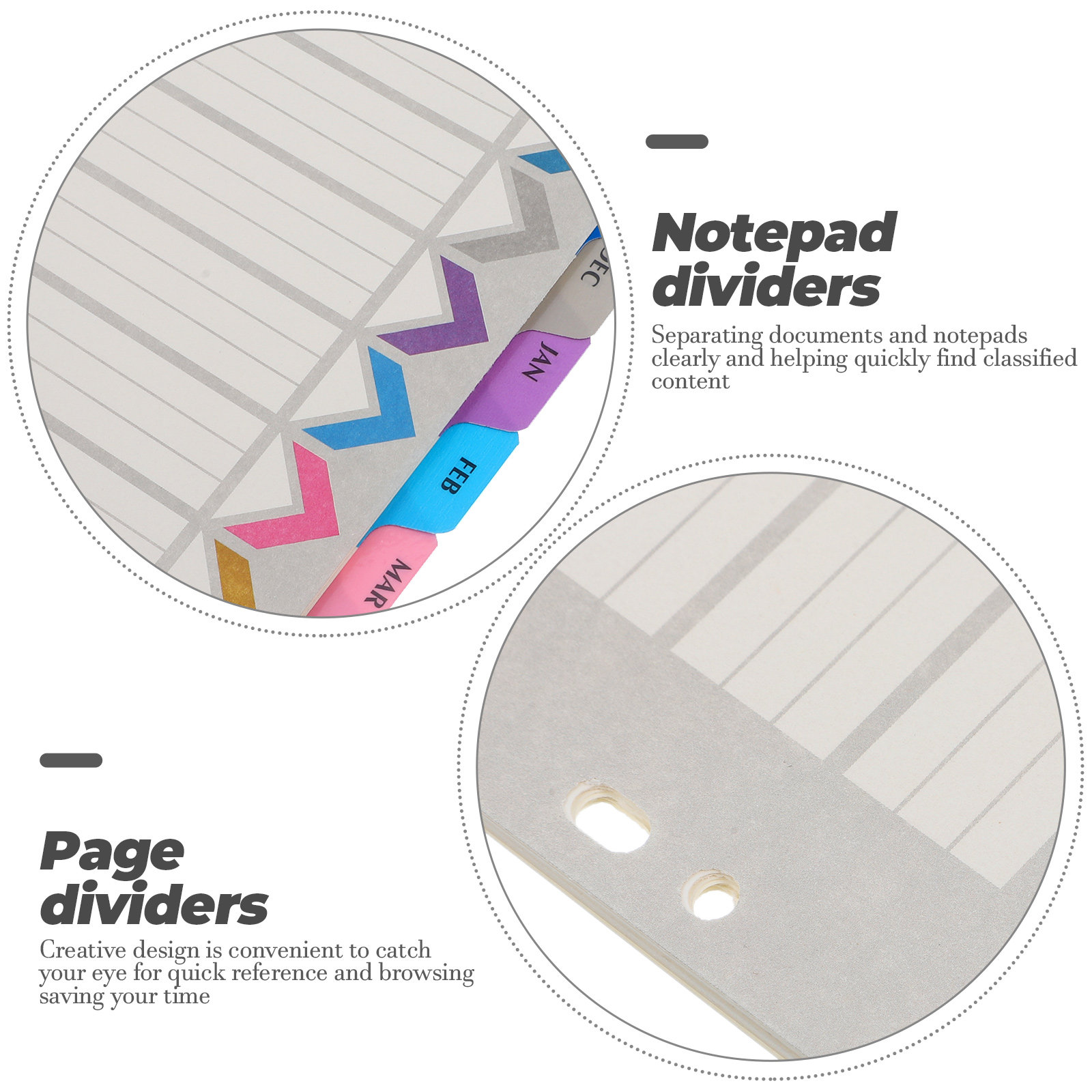 12 Blatt Register-Trennblätter – Tab Divider A4 Bewertung und Preis