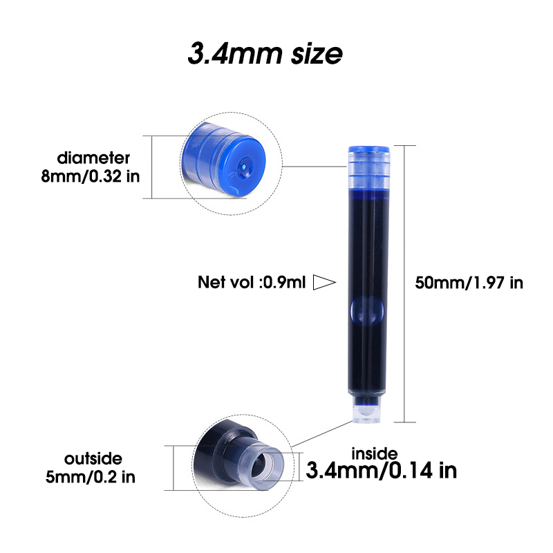 50 Stück Füllfederhalter-Tinte – Fountain Pen Bottled Ink Bewertung und Preis