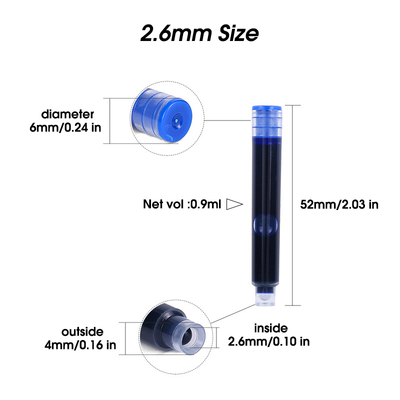 50 Stück Füllfederhalter-Tinte – Fountain Pen Bottled Ink Bewertung und Preis