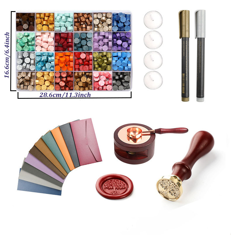 20-teiliges Wachssiegel-Stempe – Wax Seal Stamp Set Bewertung und Preis